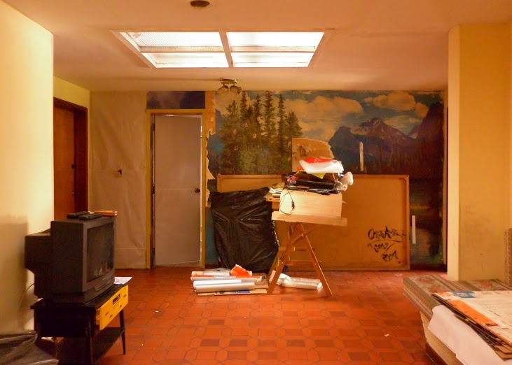 Espacio Interior (Habitación) (Imagen de una pintura: abandono). (2012). Fotografía.