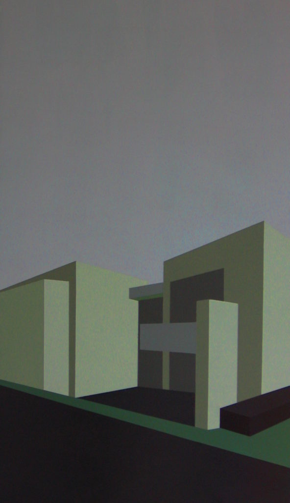 Fresca, Contemporánea y Funcional. (2008). Vinilo sobre MDF. 124 cm. 71 cm.