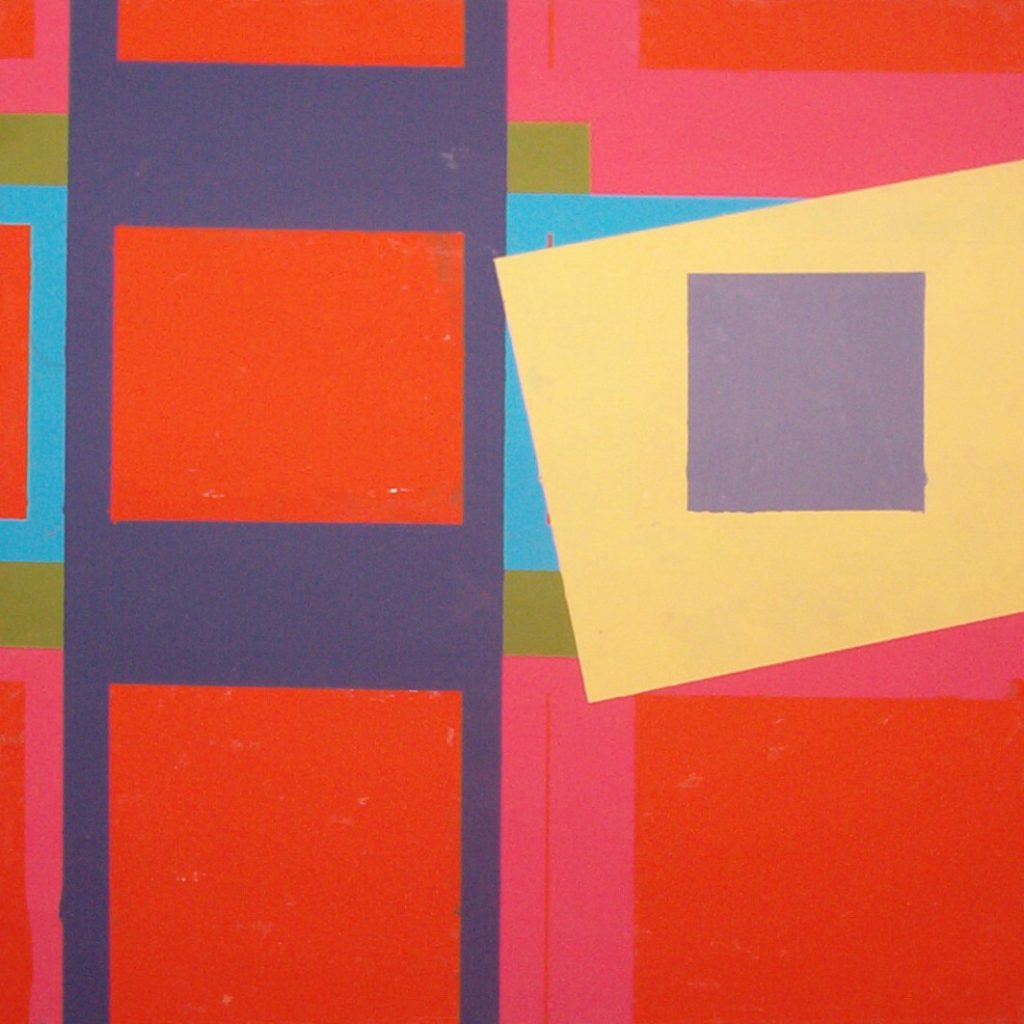 Sin Título (Collage). (2003). Vinilo sobre MDF. 60 cm 60 cm.
