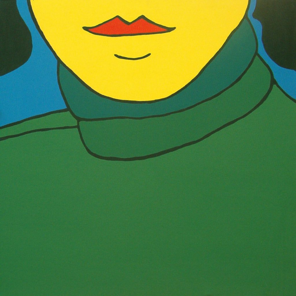 Yenny. (2001). Vinilo sobre Lienzo. 70 cm. 70 cm.