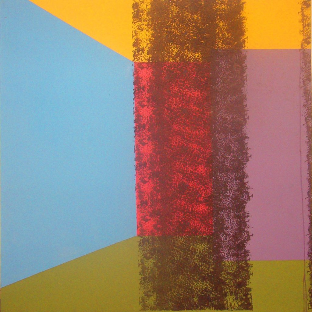 Sin Título (Información). Vinilo sobre MDF. 122 cm 122 cm