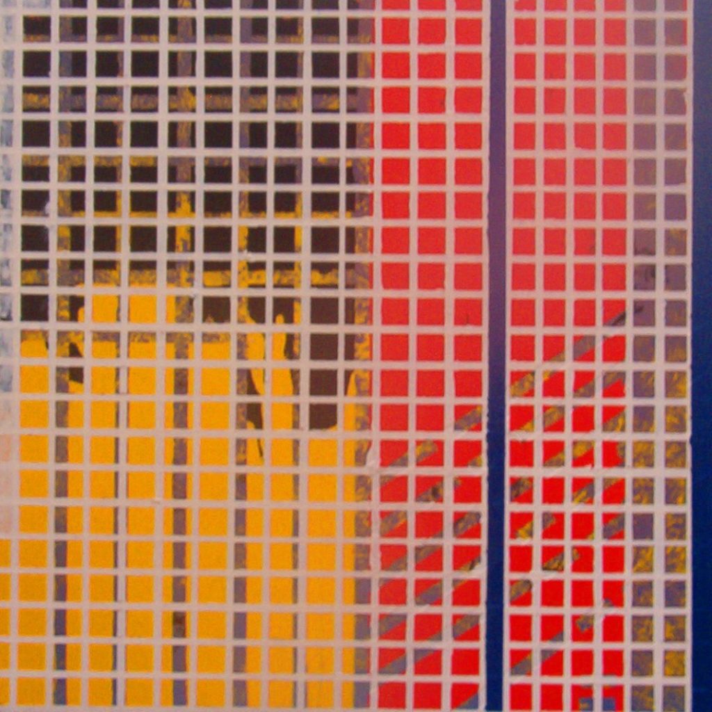 Sin Título (Collage). (2003). Vinilo sobre MDF. 60 cm 60 cm.